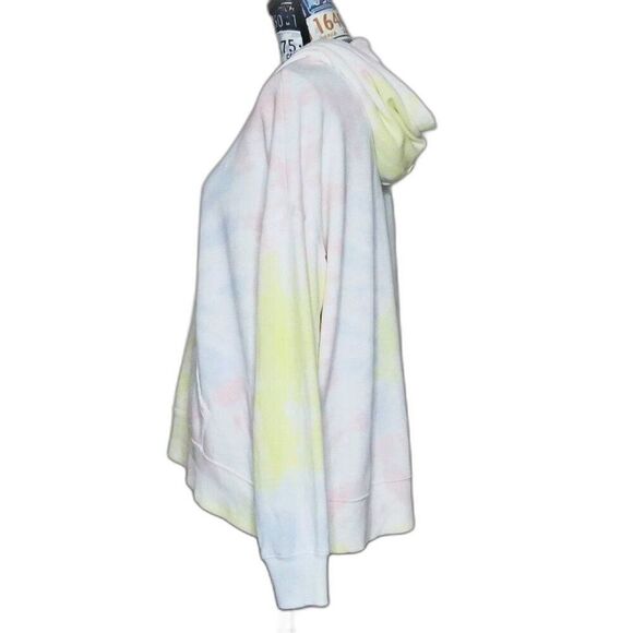 AERIE Tie Dye Weekend Hoodie Oversized AEO Slouchy Comfy Pastel Cozy Pullover XS - Picture 3 of 6